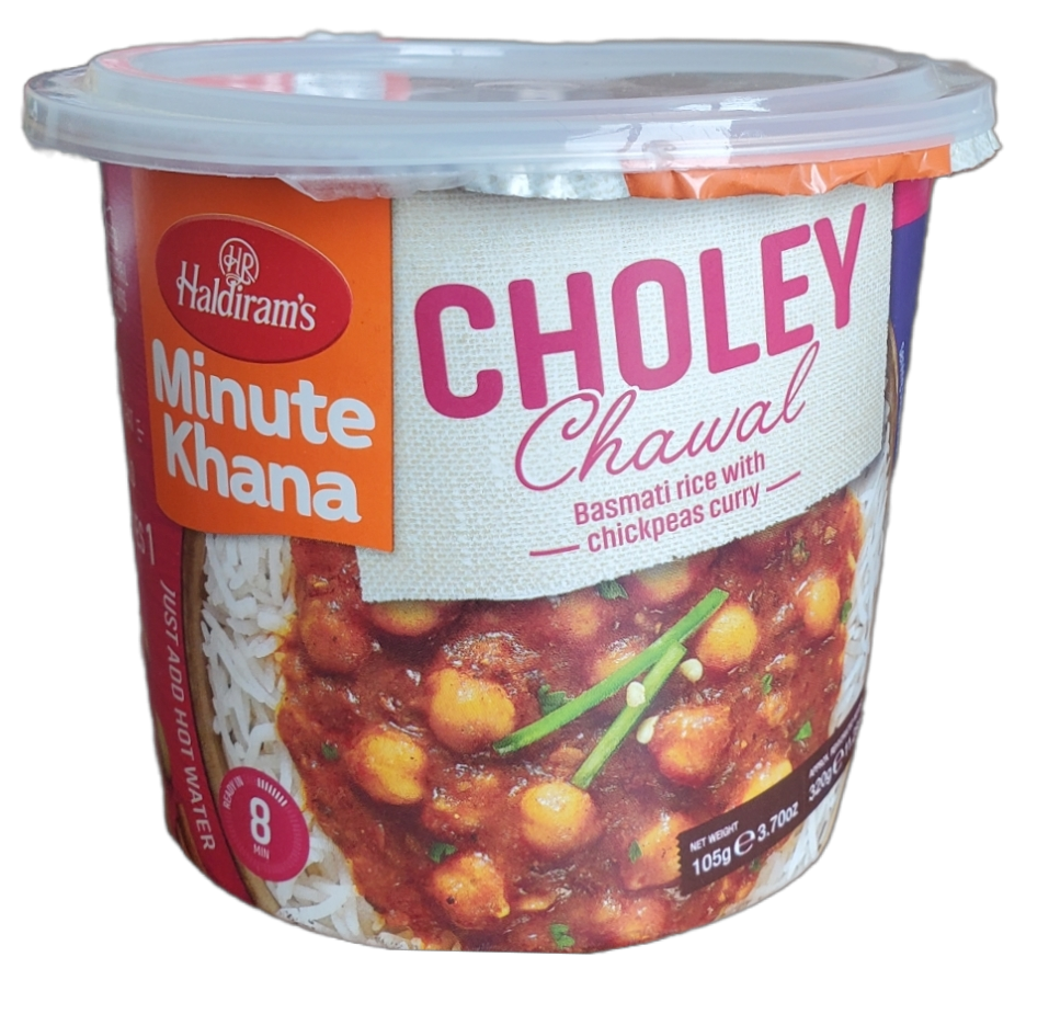 Haldiram S Minute Khana Choley Chawal Cup 105g 57765 Buy Instant