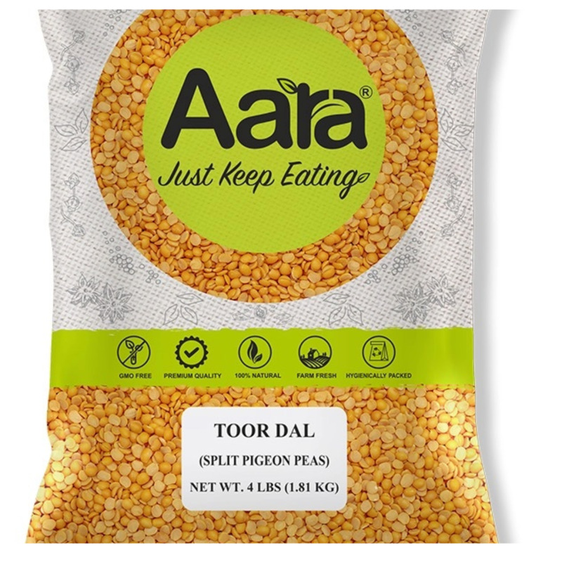 Aara Split Pigeon Peas Lentil Toor Dal Lb Buy Dal