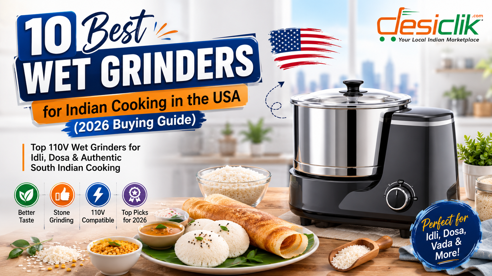 10 Best Wet Grinders for Indian Cooking in the USA (2026 Buying Guide) 10 Best Wet Grinders for Indian Cooking in the USA (2026 Buying Guide)