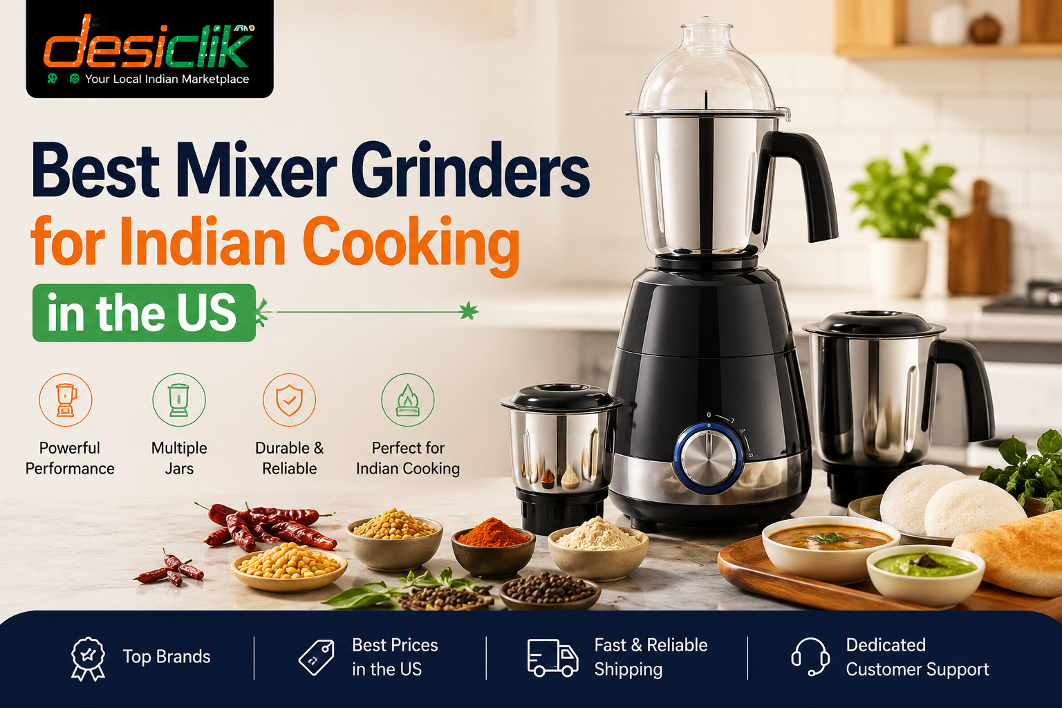 Best Mixer Grinders for Indian Cooking in the US Best Mixer Grinders for Indian Cooking in the US