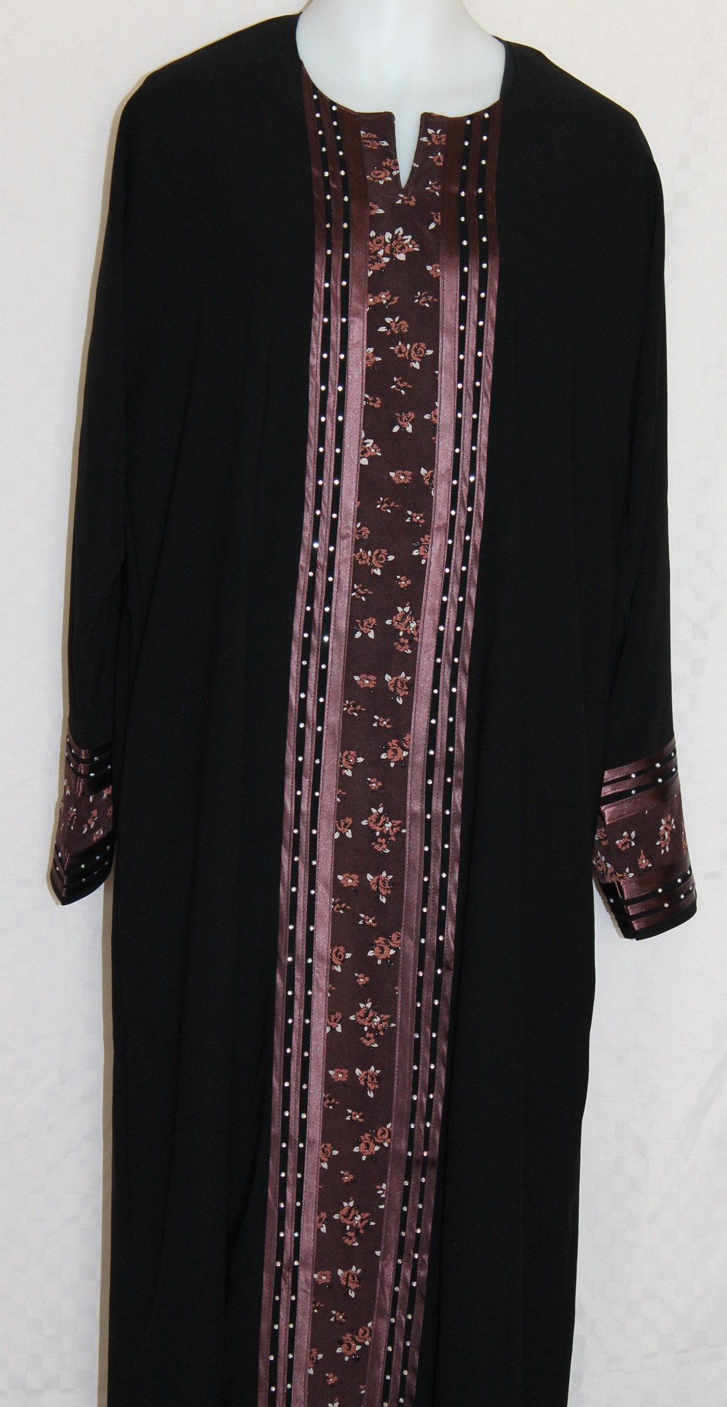 Abaya - Dubai Black Burqa Abaya w/ Sheela Arabian Abaya #39688 | Buy ...
