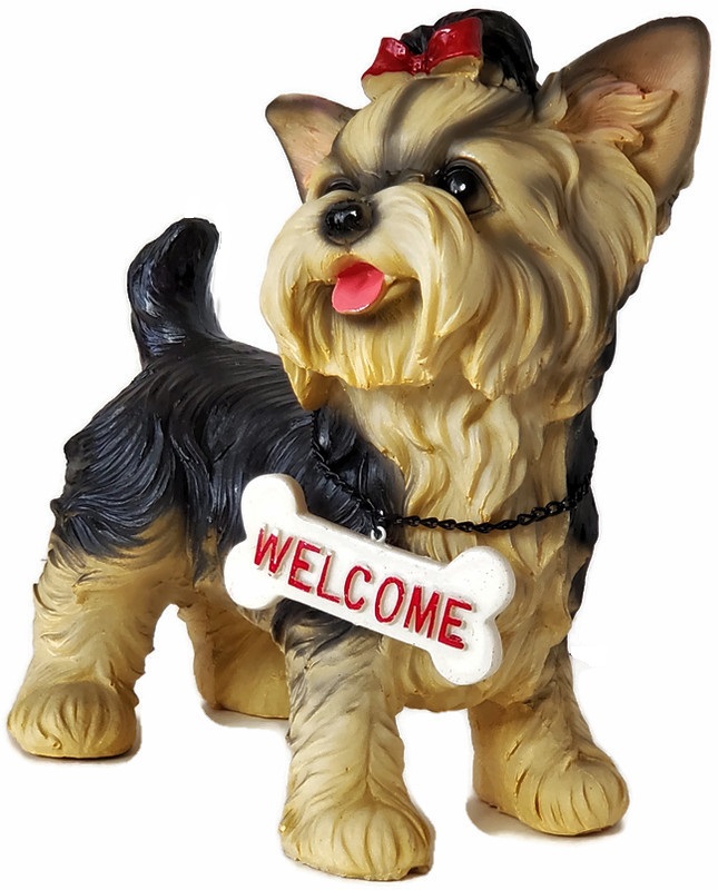 Garden, Home Yorkshire Terrier (Yorkie) Dog Statue, Lawn Decor #27590 ...