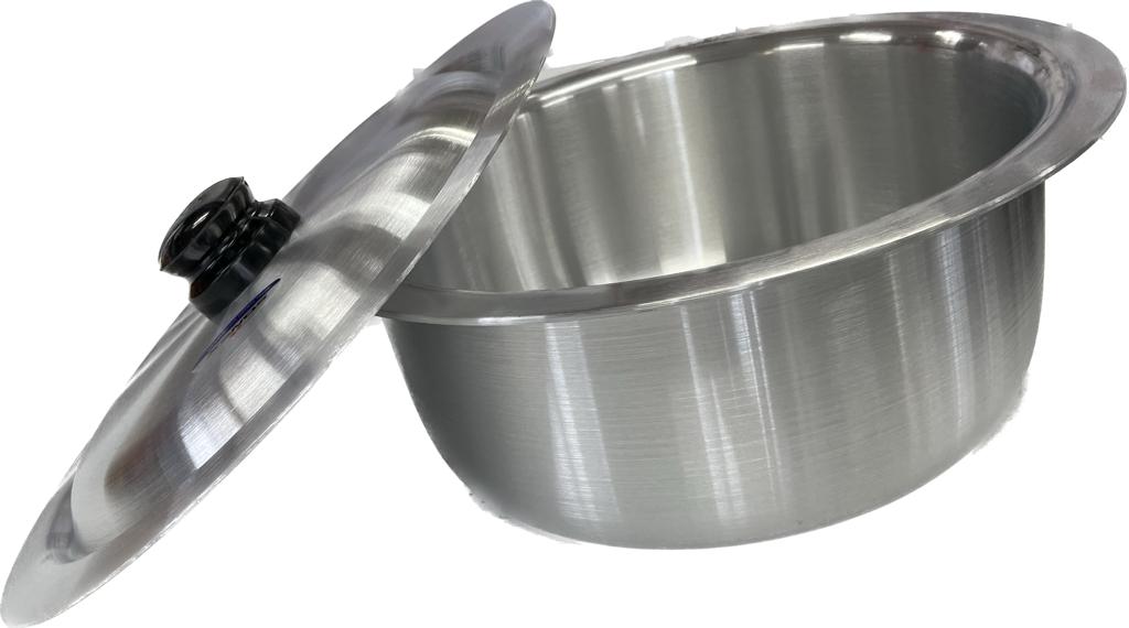 Upgrade Your Kitchen with The Sonex Big Aluminum Cooking Pot - Size #10, 40cm Diameter, 30 Liter Capacity, Size: 40.0 cm / 15.74-Inch Diameter. 23.0