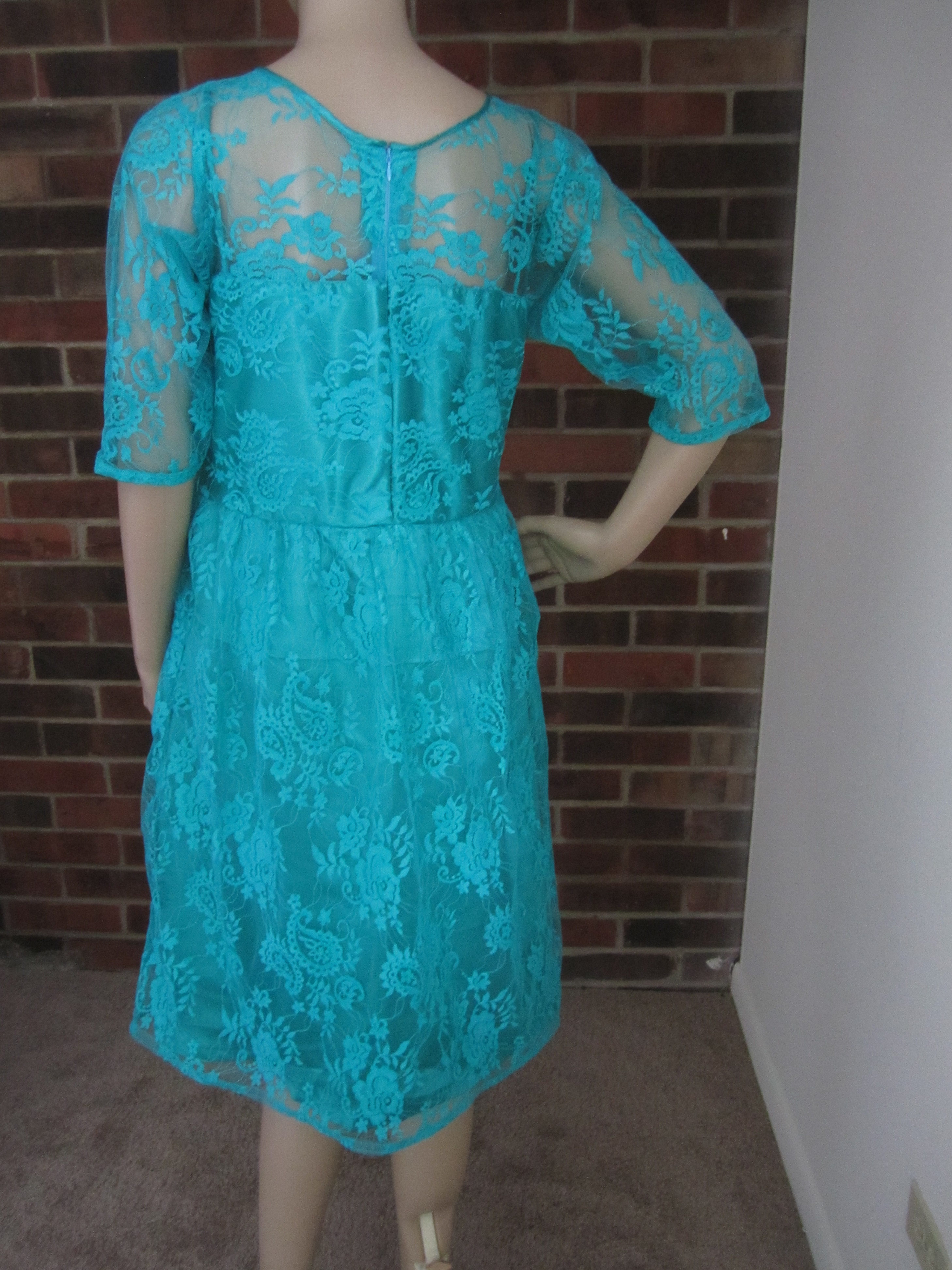 Self Design Sea Green Net Dress, DESIGNER DRESS #24683 | Buy Online ...