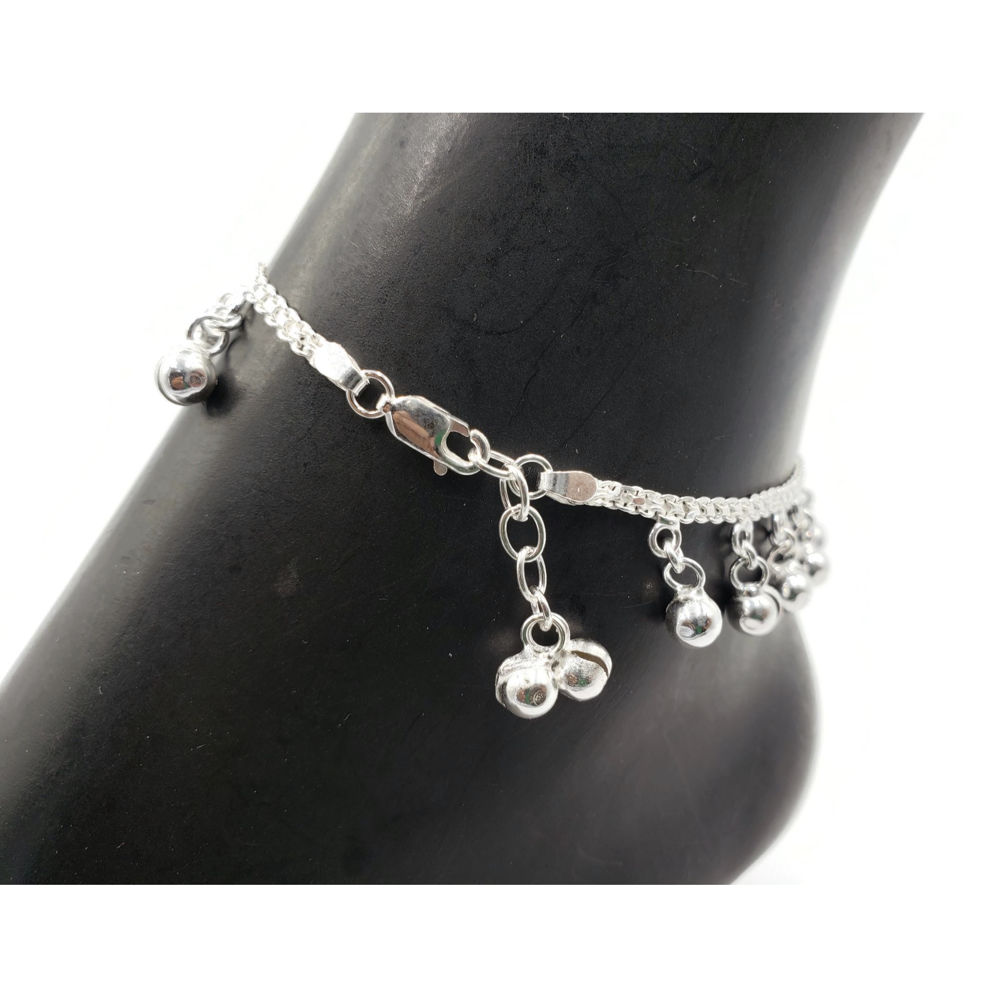 925 Sterling Silver Kids Traditional Anklet - Style#21 #43950 ...