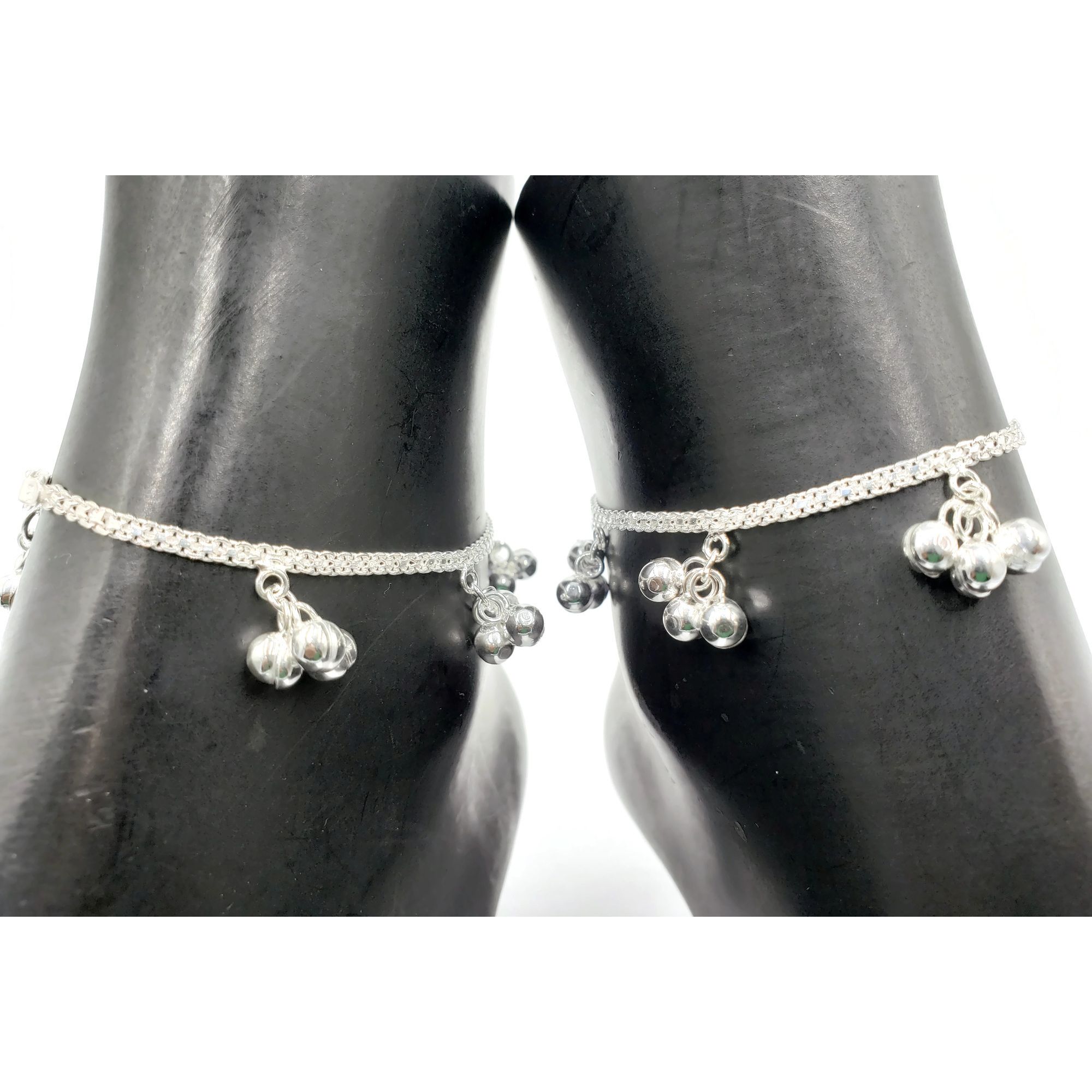 925 Sterling Silver Kids Traditional Anklet - Style#27 #43951 | Buy ...