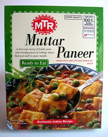 Mtr Ready To Eat Muttar Paneer 300 Gms #46273 | Buy Instant Meal Online