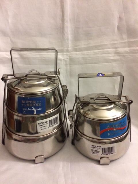4 Tier Indian-Tiffin Stainless Steel Large Tiffin Lunch Box