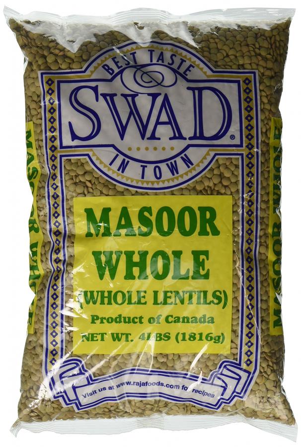 Swad Masoor Whole 4 lbs #45468 | Buy Online @ DesiClik.com, USA