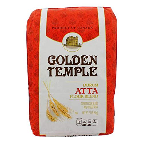 Golden Temple Durum Atta Flour Blend 20 Lbs 45155 Usa