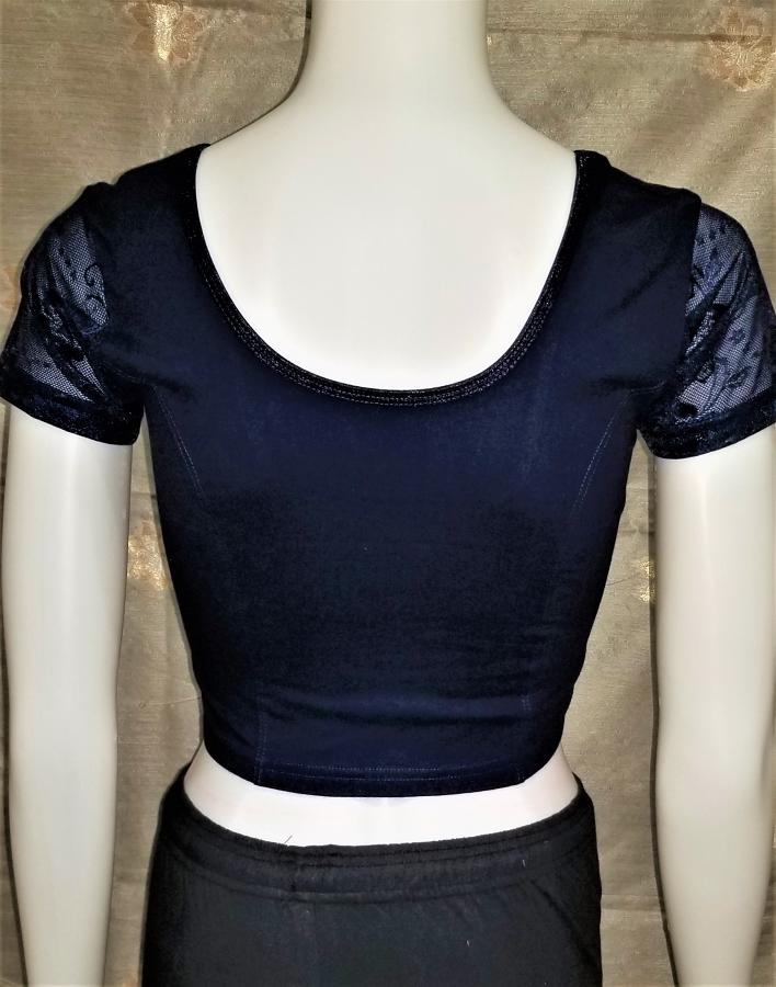 dark blue blouse womens