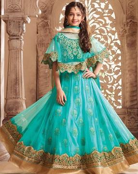 lehenga choli wear yr readymade turquoise