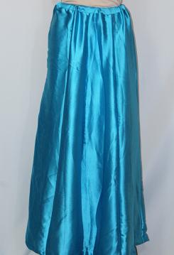 Light Blue Satin Petticoat