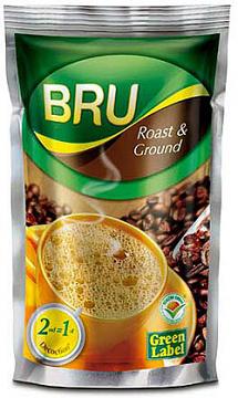 Green Label Bru Coffee 200 G #32480 