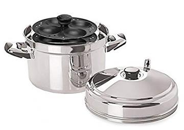 Tabakh Stainless Steel Idli Cooker With 6-Racks Non-Stick Idly Stand ...