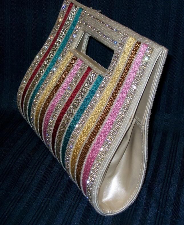 Buy Stunning Handmade Multicolor Bead Clutch Purse Elegant and Online in  India 