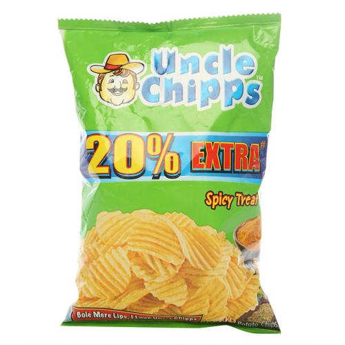 Uncle Chipps - Chips - Spicy Treat - Spicy and Potato, 55-Gm, 1-Pack ...