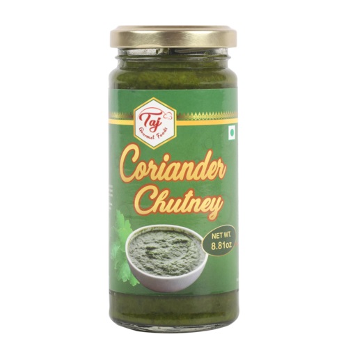 Taj Coriander Chutney 250g 881 Oz 51699 Buy Chutney Spread Online