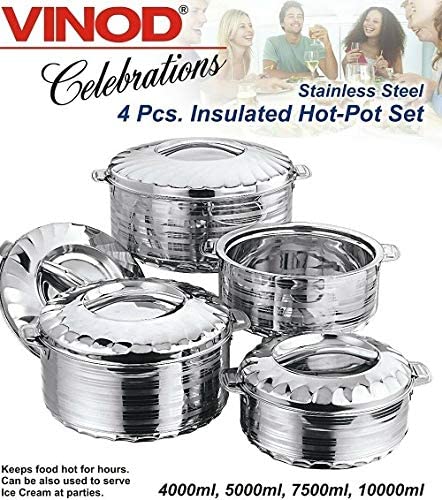 Cello 3-Piece Hot Pot Insulated Casserole Hot Pack Food Warmer Gift Set