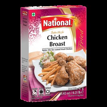 National Foods Chicken Broast Batter Mix 3.42 oz (97g)