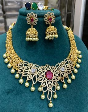 Big necklace designs 2025 in gold