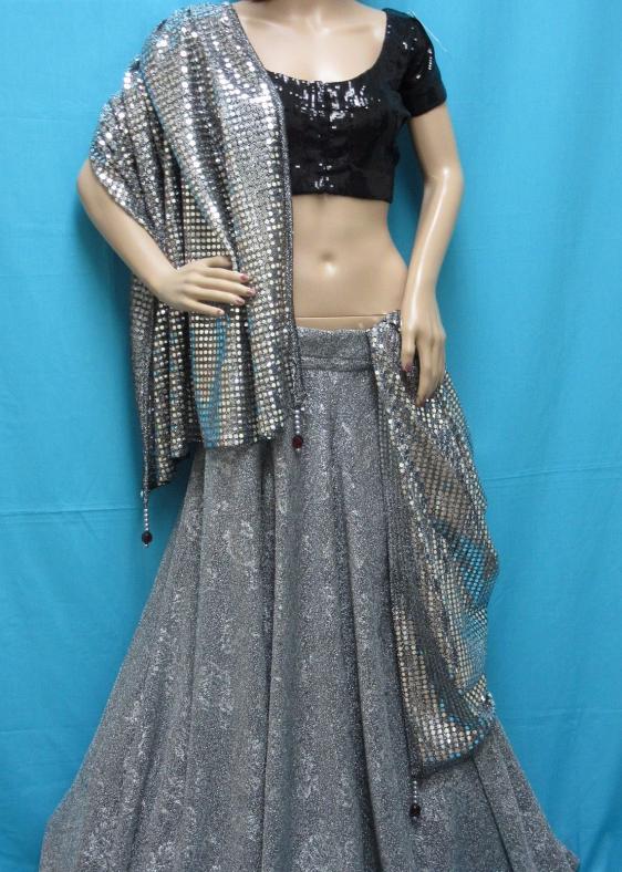 Buy the Latest Sequins Work Lehenga Choli Online at Ethnic Plus