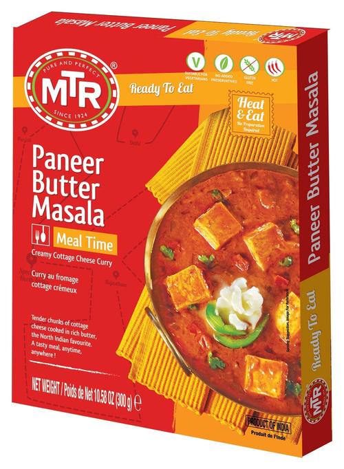 MTR Ready To Eat - Paneer Butter Masala 10.58oz (300g) #51487 | Buy ...