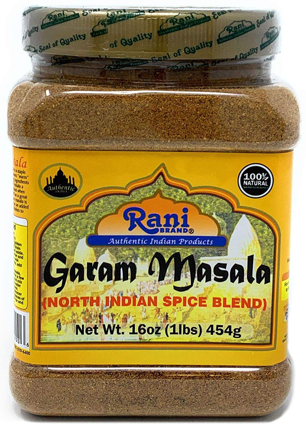 Rani Garam Masala Indian 11 Spice Blend 1lb (16oz) 454g ~ Salt Free ...