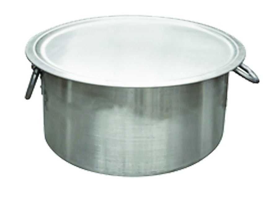 Choice 24 Qt. Standard Weight Aluminum Stock Pot with Cover