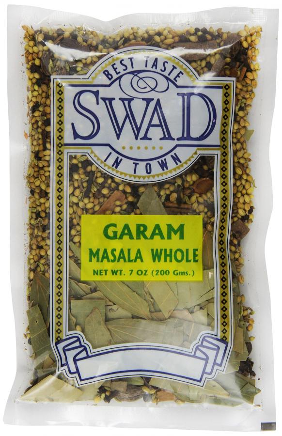 Swad Garam Masala Whole Spices 7 Oz #47285 | DesiClik.com, USA