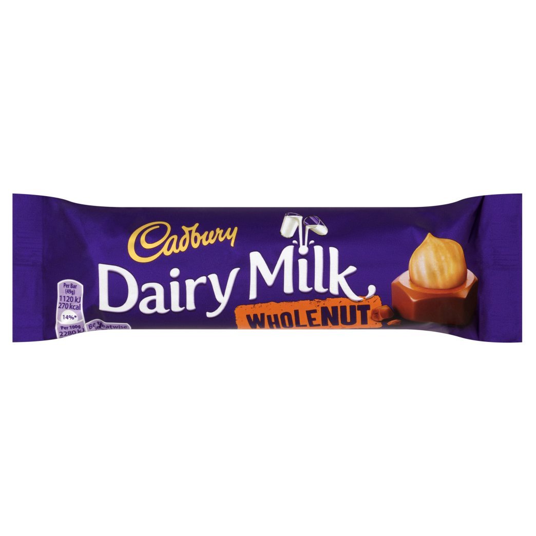 Cadbury Whole Nut 45gm x 48 #55924 | Buy Online @ DesiClik.com, USA