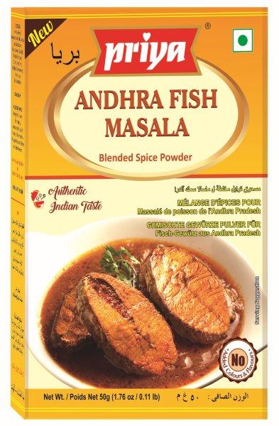 Priya Andhra Fish Masala - 50g #42090 | Buy Indian Spices Online