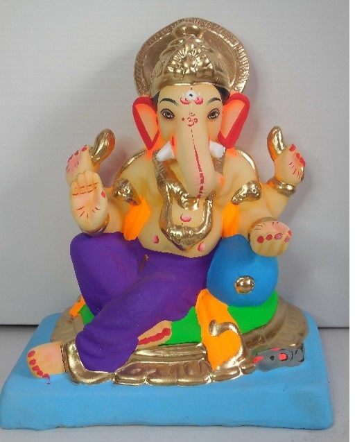 Chintamani Ganpati Visarjan Eco-Friendly Clay Murti for Ganesh ...