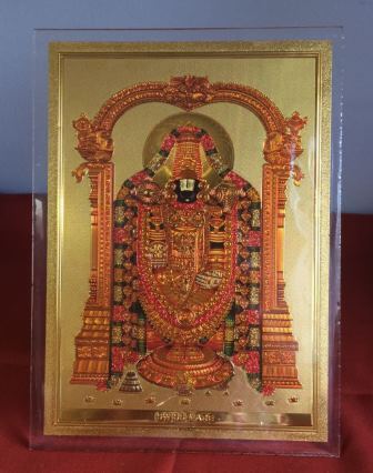 Acrylic Photo Frame of Tirupati Balaji - 7.7
