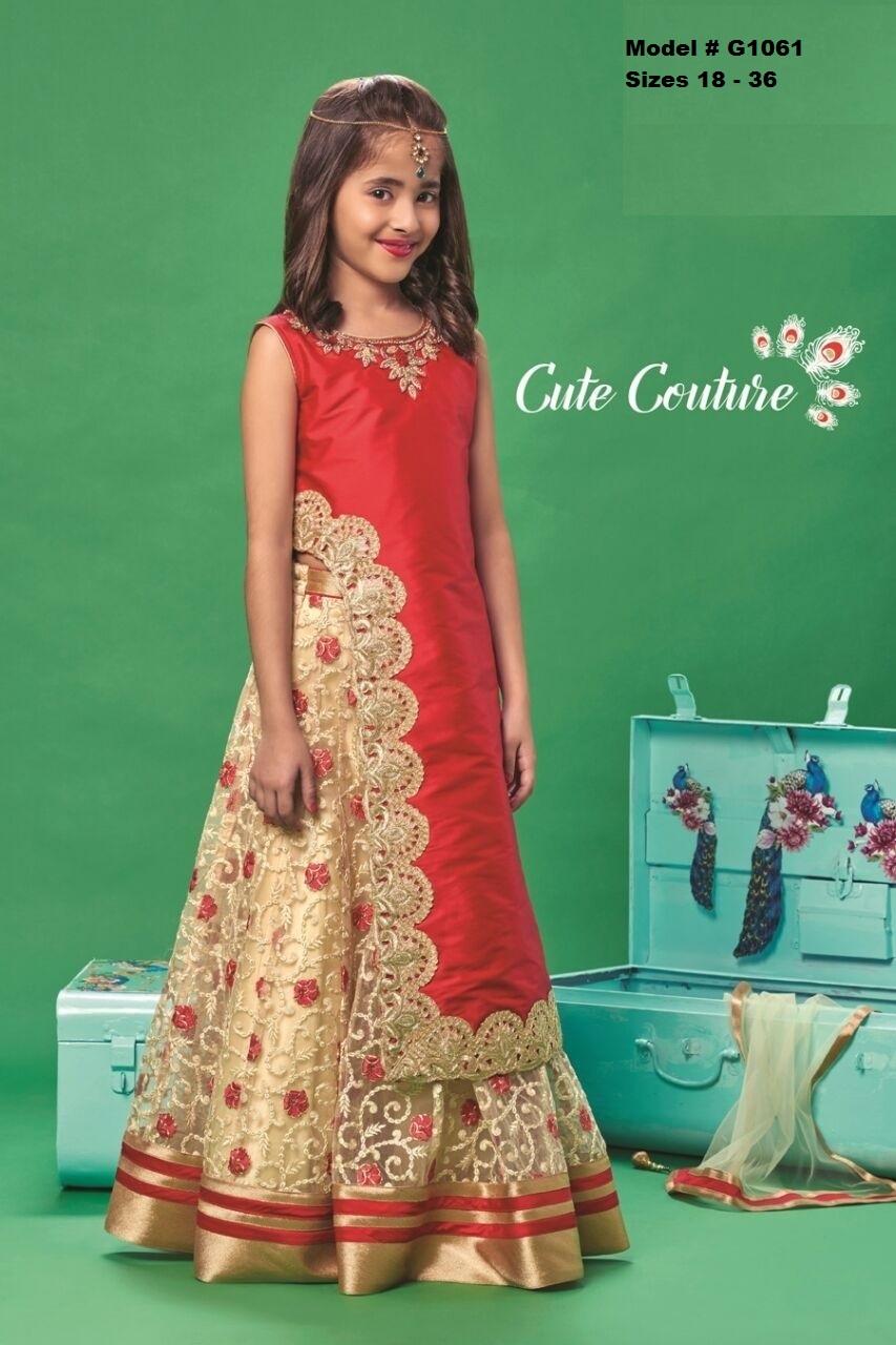 Festive Wear Lehenga Choli For Kids Girls, Size: 24 *38 at best price in  Mumbai