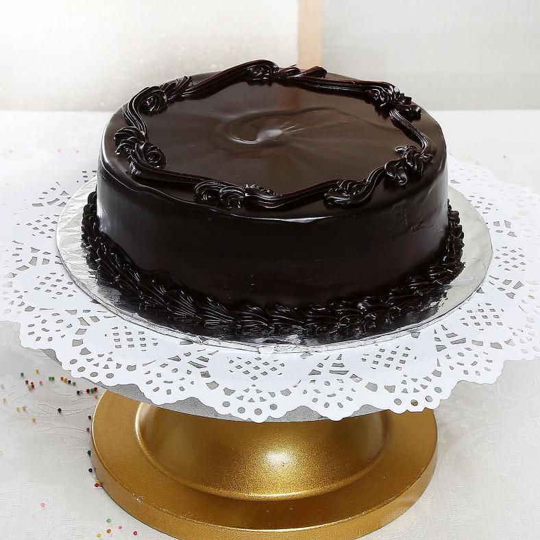 M12) Round Chocolate Truffle Cake (Half Kg). – Tricity 24