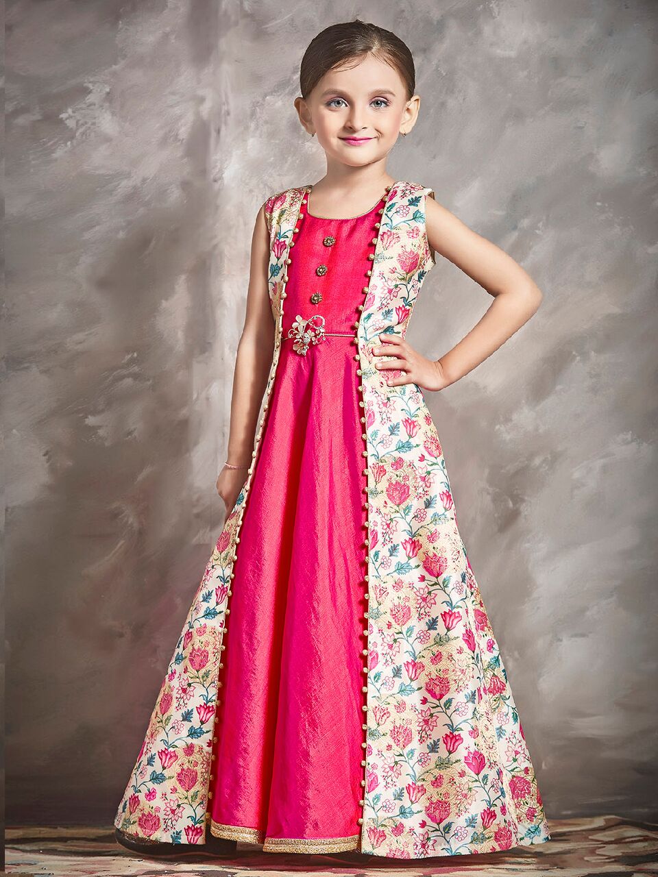 designer gown dresses gowns frock boutique frocks elegant pink wear mansi shree young gunjfashion interested