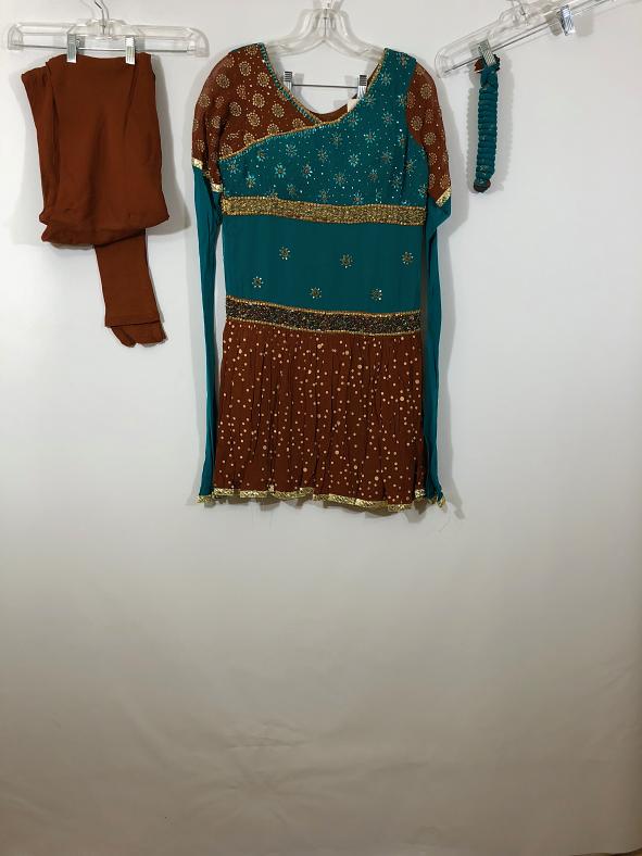 chiffon churidar tops