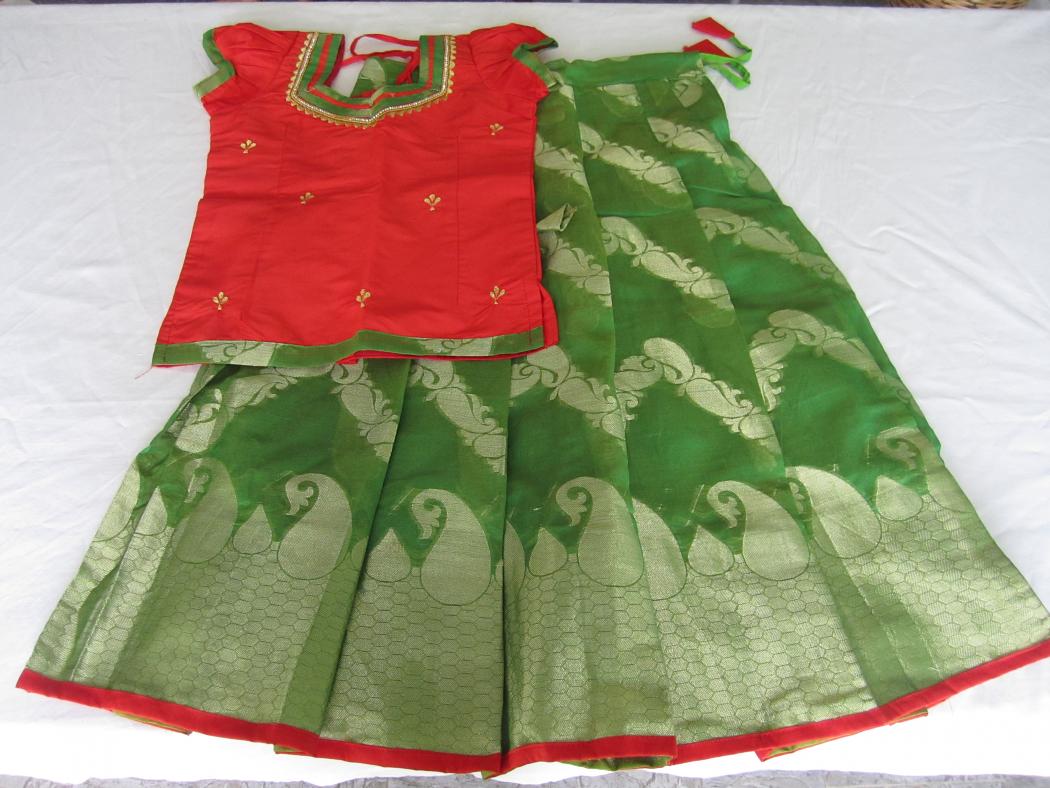 pattu parikini blouse designs