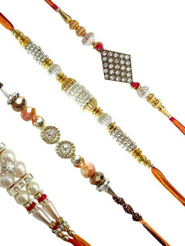 Reflective Light Weight Rakhi Bracelet – Andaaz Jewelers