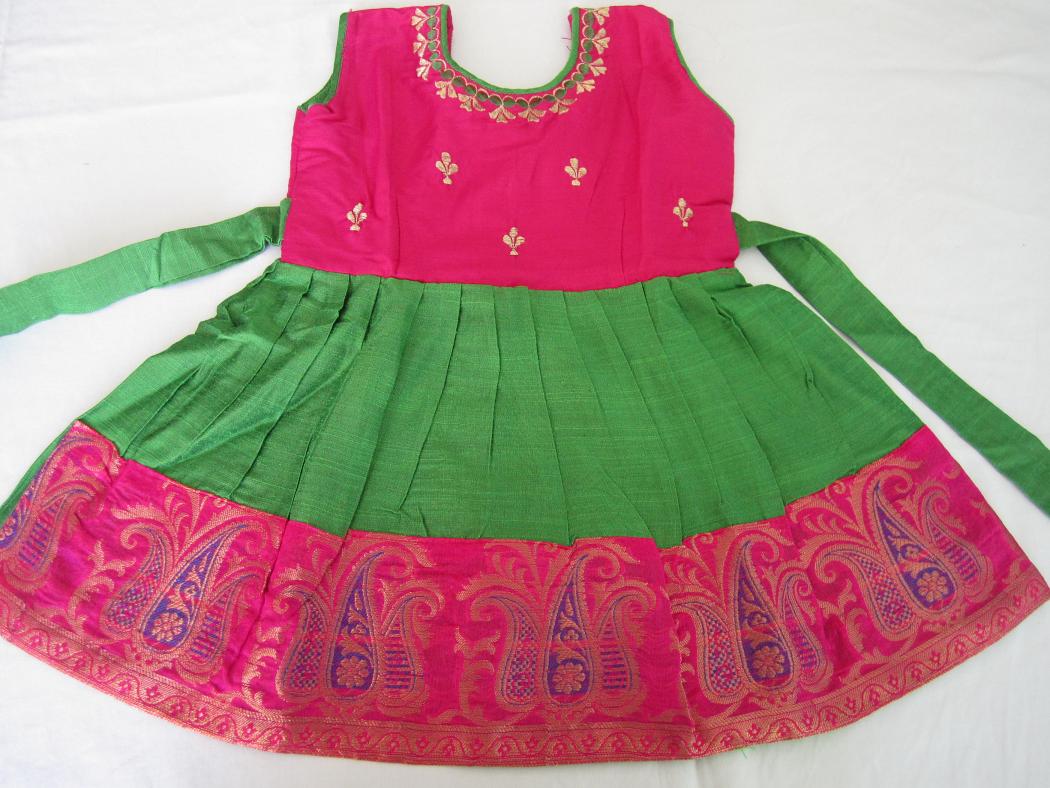 pattu dress for baby girl