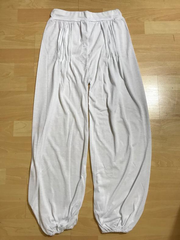 white harem pants