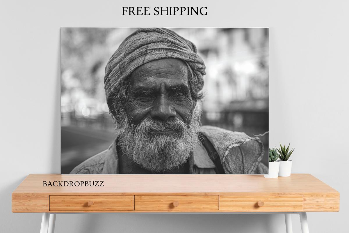 Indian Man Landscape poster 28 × 18 inches #52361 | DesiClik.com, USA