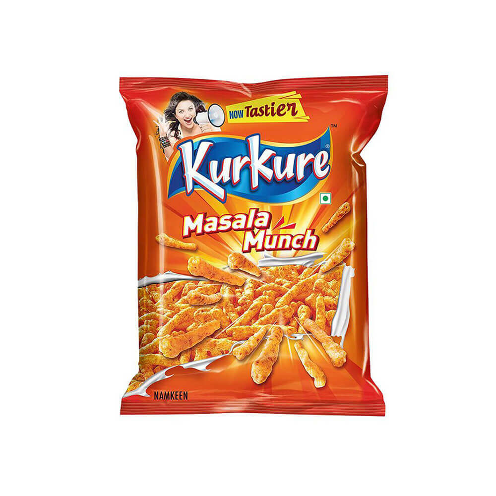 Kurkure Masala Munch 55g (6 Pack / 1 Case Bulk) #42549 | DesiClik.com, USA