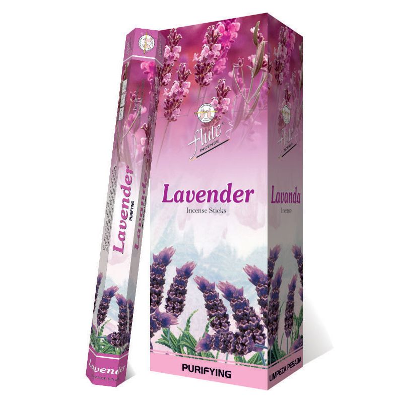 Flute Brand Hexa - Lavender - 20 Sticks/Hexa Pack - 6 Packs/Box #36574 ...