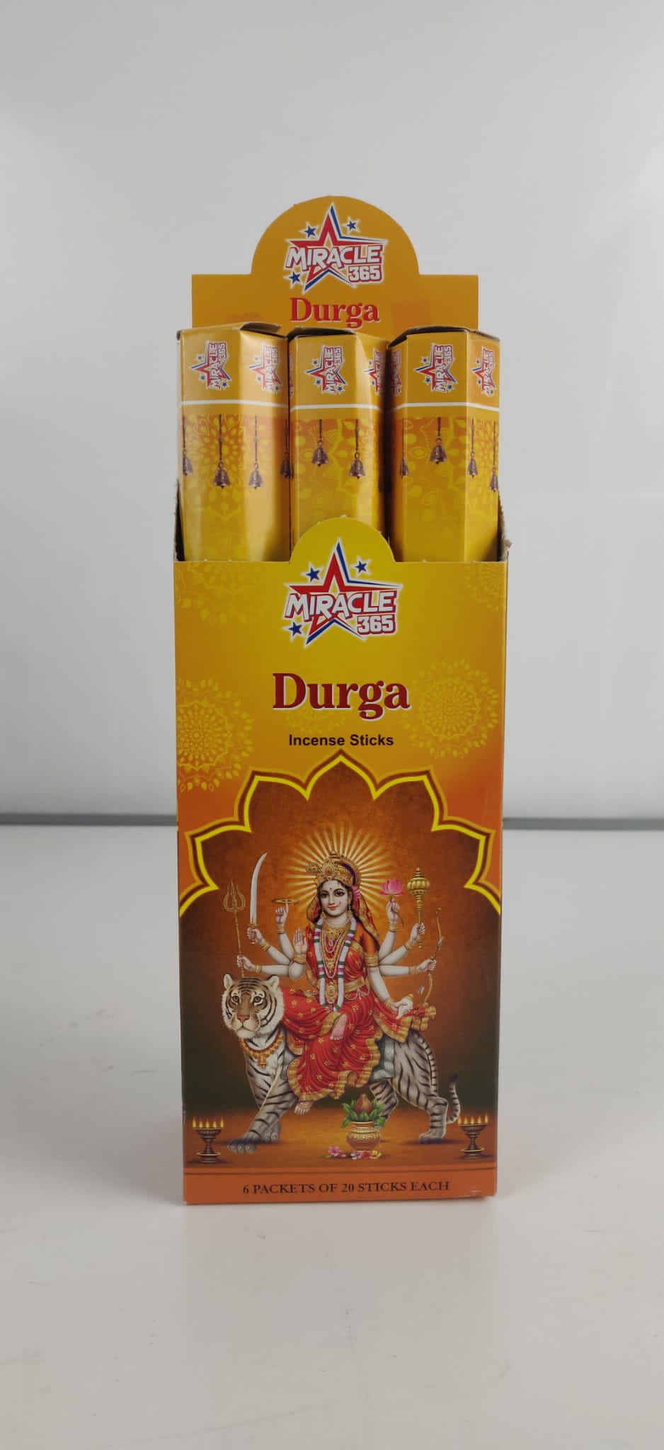 compleet tand rotatie Miracle 365 Hex Brand Durga Incense Sticks - Pack of 6 Agarbatti #53017 |  Buy Incense Sticks Online