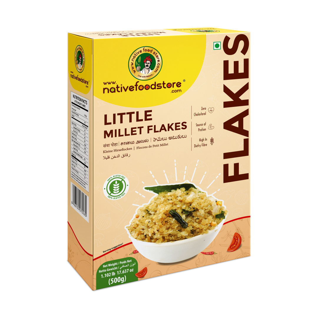 Little Millet Flakes (Samai) 500g #59667 | Buy Online @ DesiClik.com, USA