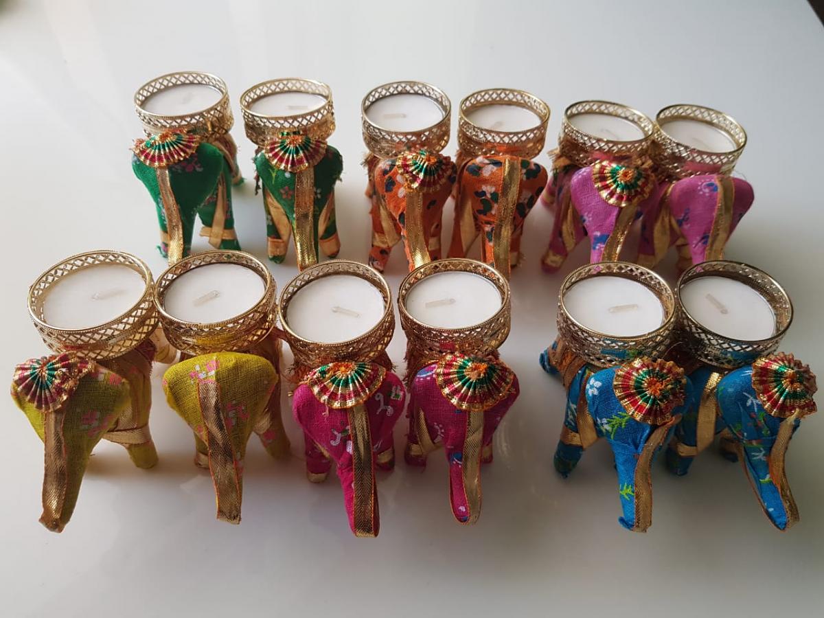 Elephant diya holder #44255 | Buy Diwali Decor Online