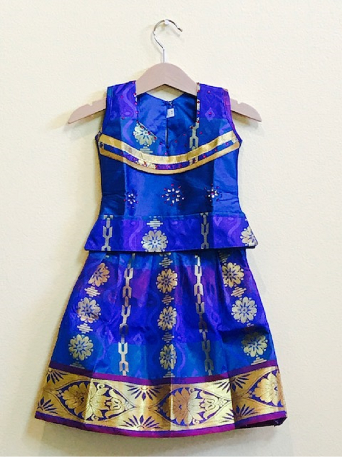 saree dress for baby girl