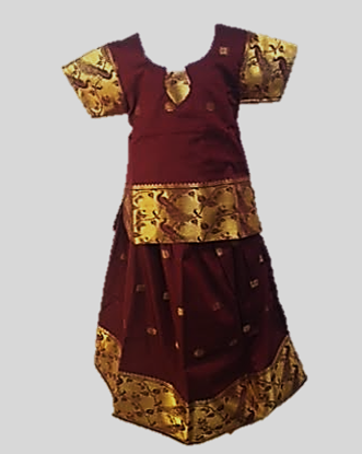 Dark Green Pattu Pavadai for Girls India Kanchipuram Silk Lehanga and Choli  Infant Dress Indian Ethnic Wear Langa - Etsy